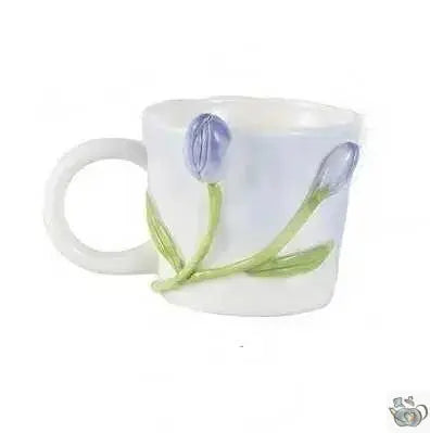 Tasse romantique fleurs 3D | Théières à la folie