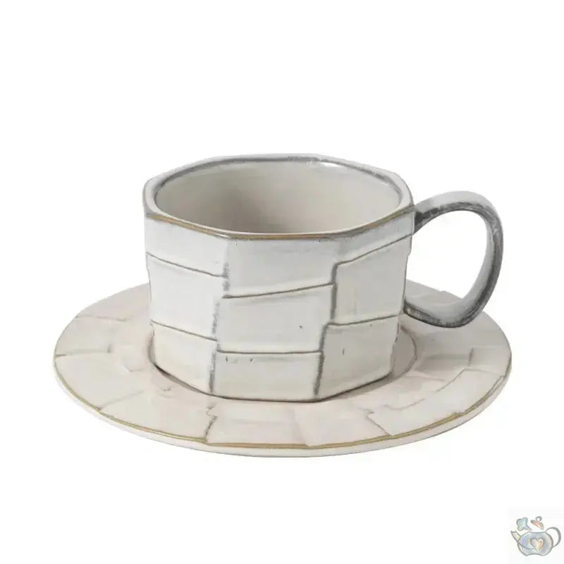 Tasse rustique en céramique taillée au couteau | Théières à la folie