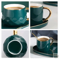 Thumbnail for Tasse à thé porcelaine sur mini-plateau | Théières à la folie