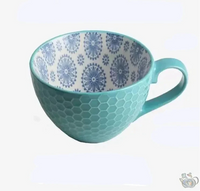 Thumbnail for Tasses colorées motifs émaillés intérieurs | Théières à la folie