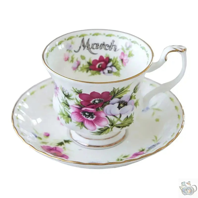 ​Tasses porcelaine 12 mois en fleurs  |  Théières à la folie