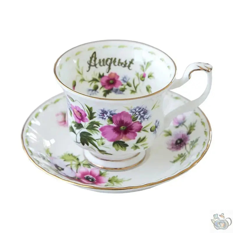 ​Tasses porcelaine 12 mois en fleurs  |  Théières à la folie