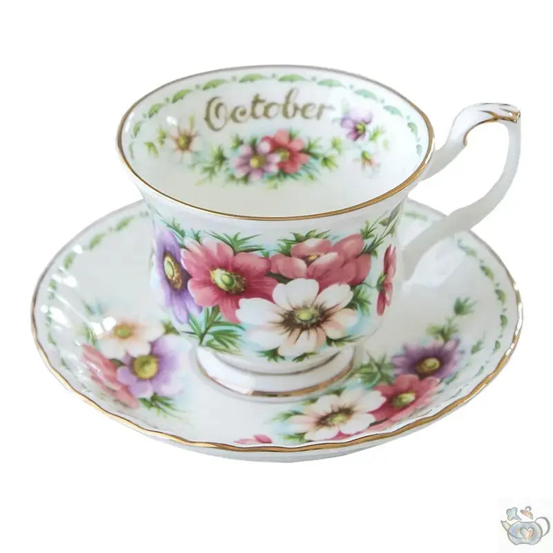 ​Tasses porcelaine 12 mois en fleurs  |  Théières à la folie