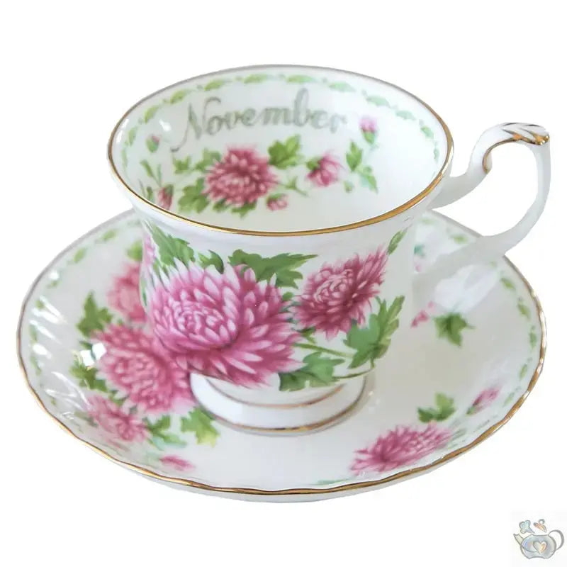 ​Tasses porcelaine 12 mois en fleurs  |  Théières à la folie