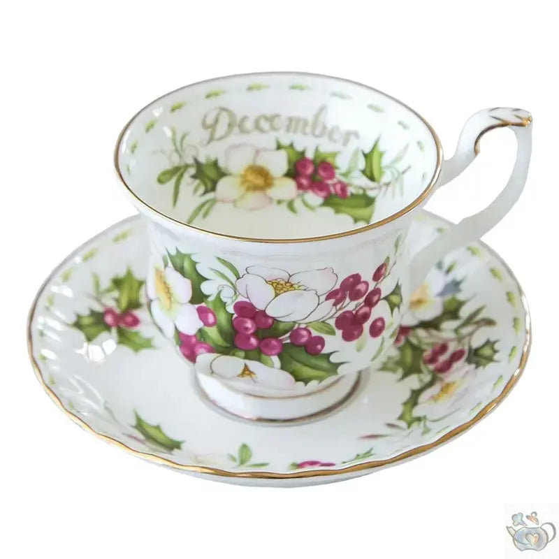 ​Tasses porcelaine 12 mois en fleurs  |  Théières à la folie