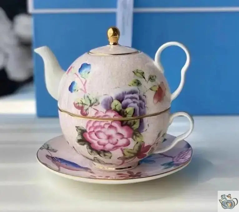 Théière anglaise individuelle porcelaine | Théières à la folie