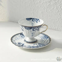 Thumbnail for Théière blanc bleu design simple et élégant | Théières à la folie