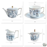 Thumbnail for Théière en porcelaine doux motifs floraux | Théières à la folie