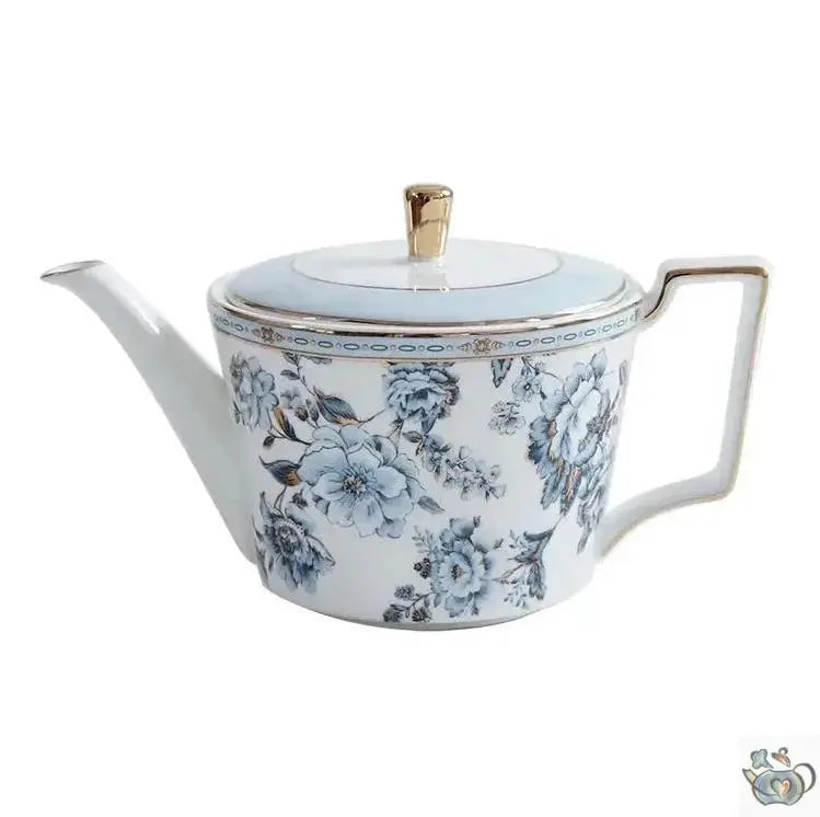 Théière en porcelaine doux motifs floraux | Théières à la folie