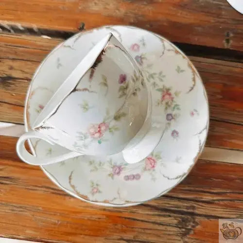 Théière en porcelaine fleurie Europe d'antan | Théières à la folie