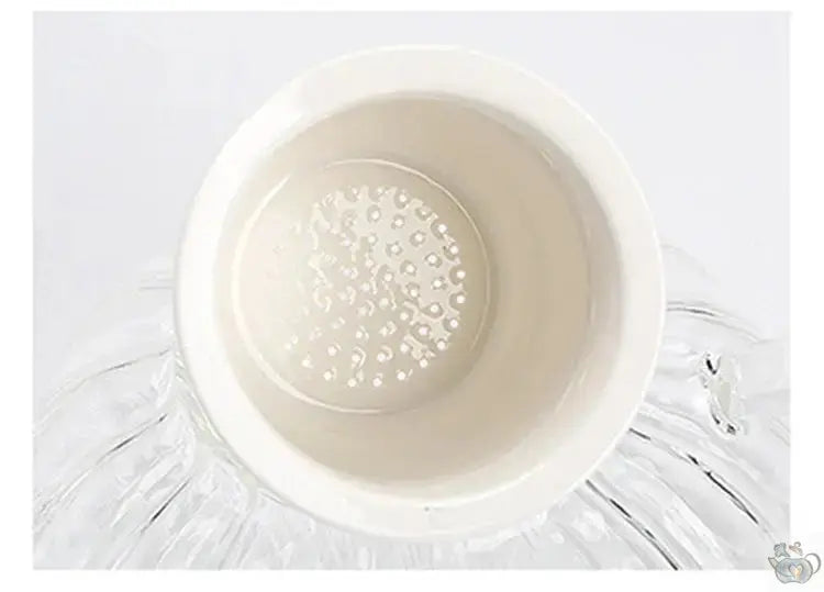 Théière en porcelaine gaufrée fleurs bleues | Théières à la folie