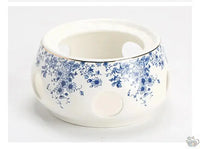 Thumbnail for Théière en porcelaine gaufrée fleurs bleues | Théières à la folie