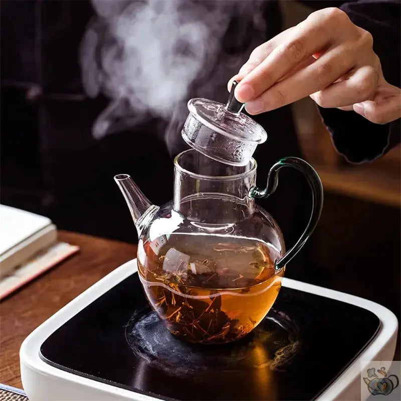 Théière en verre design élégant et féminin | Théières à la folie