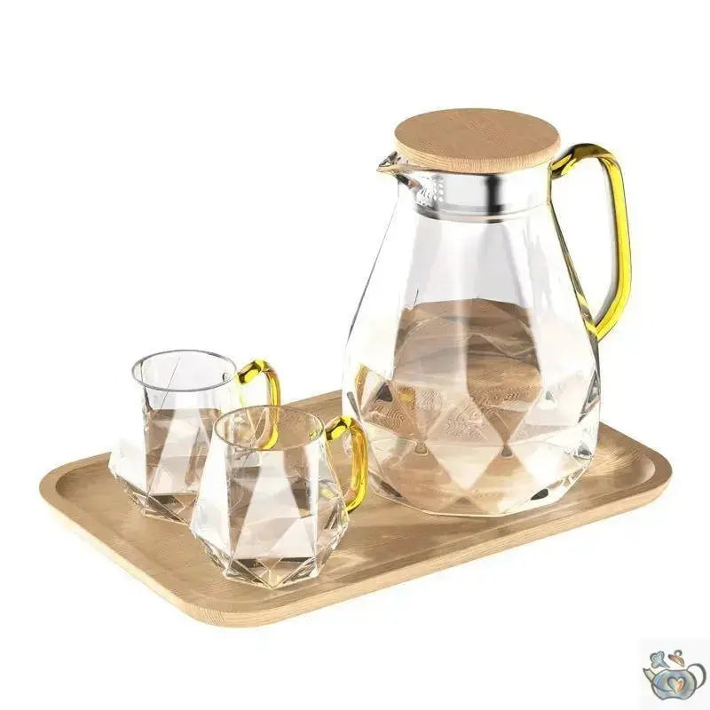 Théière en verre polyvalente "diamant" | Théières à la folie