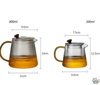 Thumbnail for Théière en verre style japonais forme conique | Théières à la folie