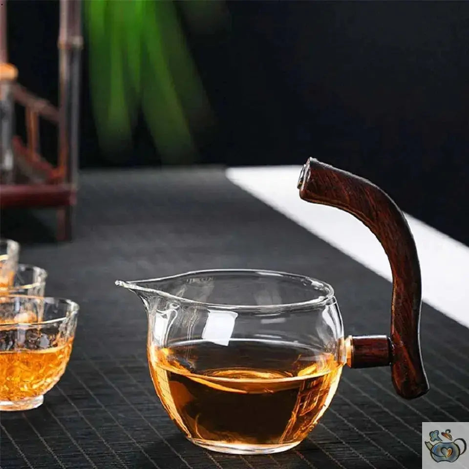 Théière magnétique en verre avec supports | Théières à la folie