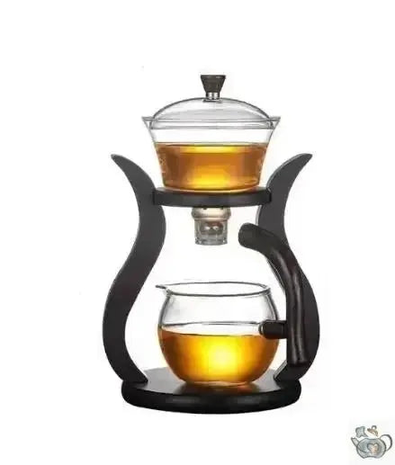 Théière magnétique en verre avec supports | Théières à la folie