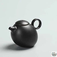 Thumbnail for Théière noire design japonais ovoïde | Théières à la folie