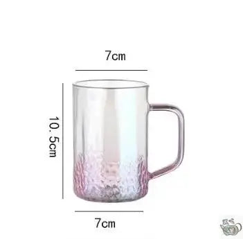 Théière polyvalente en verre rose  |  Théières à la folie
