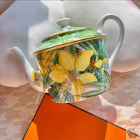 Thumbnail for Théière porcelaine évolutive fleurs des îles | Théières à la folie