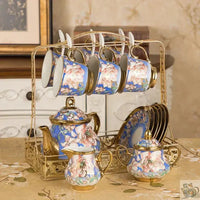 Thumbnail for Théière porcelaine avec tasses à l'anglaise | Théières à la folie