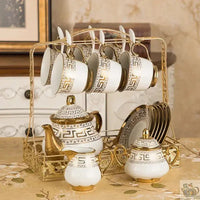 Thumbnail for Théière porcelaine avec tasses à l'anglaise | Théières à la folie