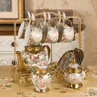 Thumbnail for Théière porcelaine avec tasses à l'anglaise | Théières à la folie
