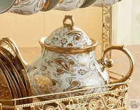 Thumbnail for Théière porcelaine avec tasses à l'anglaise | Théières à la folie