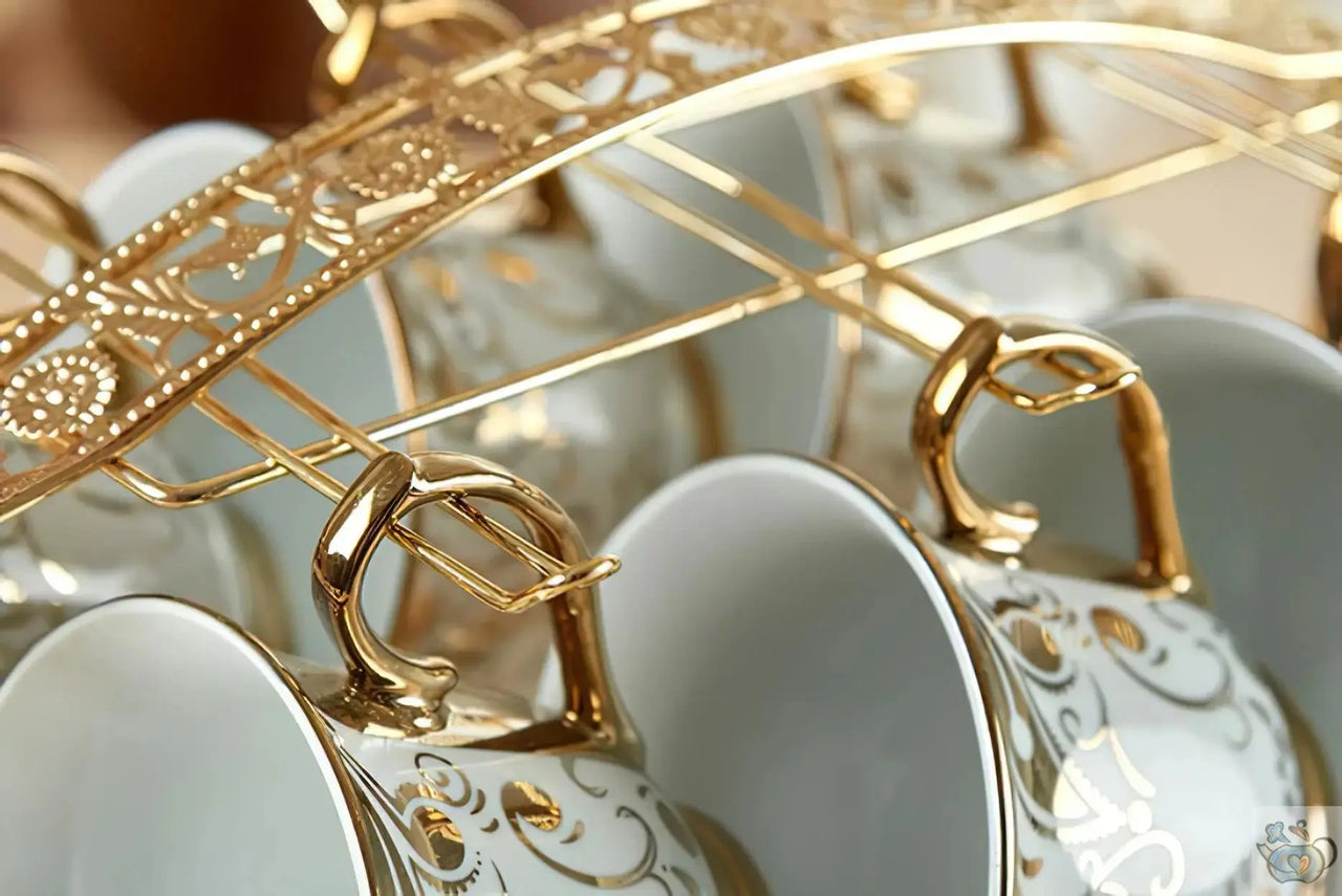 Théière porcelaine avec tasses à l'anglaise | Théières à la folie