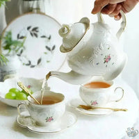 Thumbnail for Théière porcelaine d'antan aux petites roses | Théières à la folie