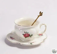 Thumbnail for Théière porcelaine d'antan aux petites roses | Théières à la folie
