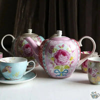 Thumbnail for Théière porcelaine motifs folklore chinois | Théières à la folie
