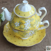 Thumbnail for Théière solitaire à l'anglaise jaune de Provence | Théières à la folie