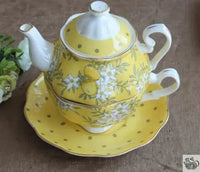 Thumbnail for Théière solitaire à l'anglaise jaune de Provence | Théières à la folie