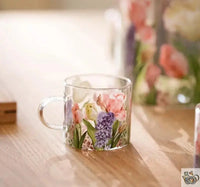 Thumbnail for Théière verre polyvalente aux tulipes colorées | Théières à la folie
