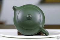 Thumbnail for Théière chinoise ronde aplatie verte | Théières à la folie