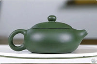 Thumbnail for Théière chinoise ronde aplatie verte | Théières à la folie