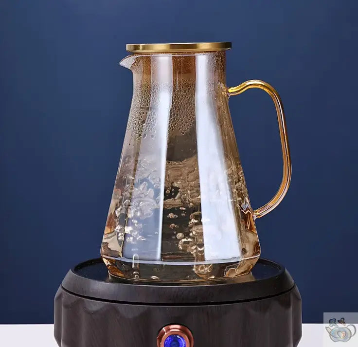 Diamantdesign bärnstensglas tekanna | Théières à la folie