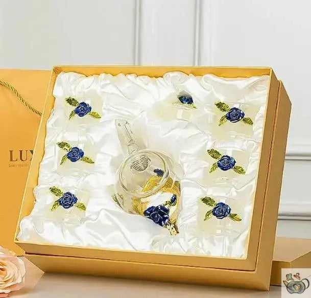 Théière en verre décoration romantique | Théières à la folie
