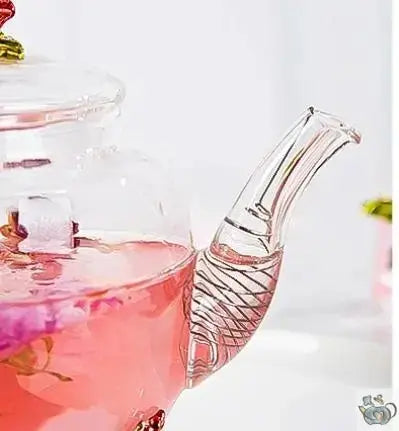 Théière en verre décoration romantique | Théières à la folie