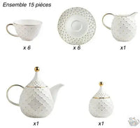 Thumbnail for Théière porcelaine blanche 
