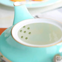 Thumbnail for Théière porcelaine d'os couleurs acidulées | Théières à la folie