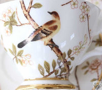 Thumbnail for Théière anglaise porcelaine nature et oiseaux | Théières à la folie