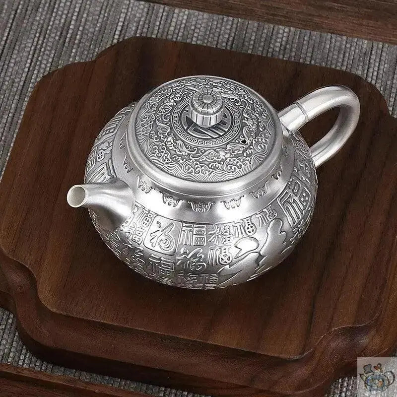 Théière en argent petite chinoise | Théières à la folie