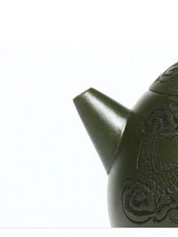 Thumbnail for Théière en argile oeuf de dragon vert | Théières à la folie