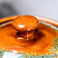 Thumbnail for Théière en céramique ambre rouge et fusions | Théières à la folie