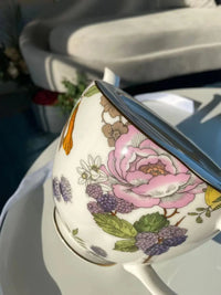 Thumbnail for Théière en porcelaine fleurs et fruits d'été | Théières à la folie