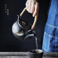 Thumbnail for ​Théière japonaise en grès noir | Théières à la folie