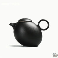 Thumbnail for Théière noire design japonais ovoïde | Théières à la folie