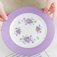 Thumbnail for Théière porcelaine évolutive bouquets de violettes | Théières à la folie